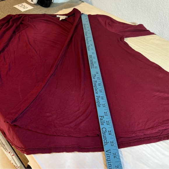 Rue Juju Lightweight Open front Cardigan Size Large - Picture 4 of 5